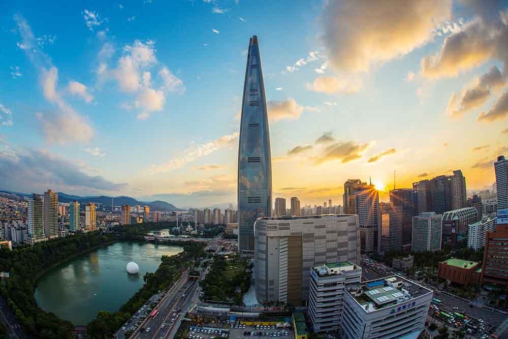 lotte world tower, seoul, south korea